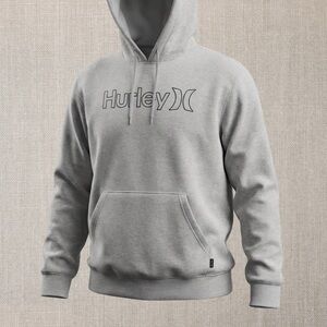 Hurley Men’s Light Grey Pullover Hoodie